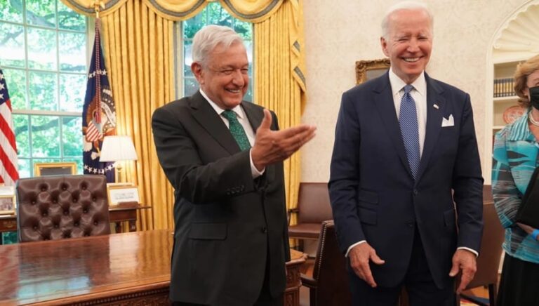 Biden y AMLO se reúnen y conversan sobre problemas migratorios