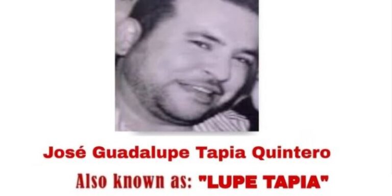 Detenido José Guadalupe Tapia Quintero: Hombre clave del Mayo Zambada