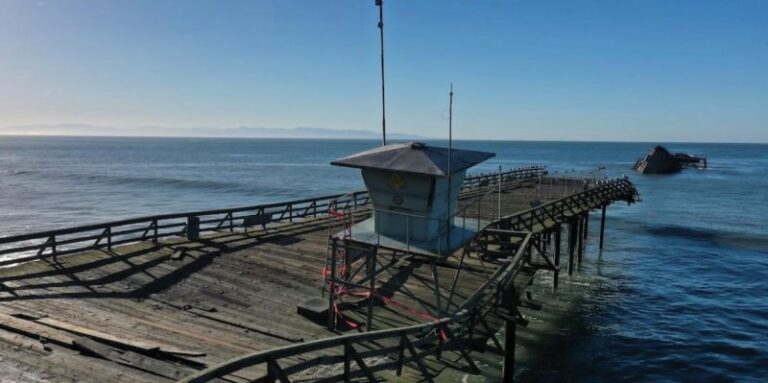 Histórico muelle de Seacliff State Beach de Santa Cruz dijo adiós