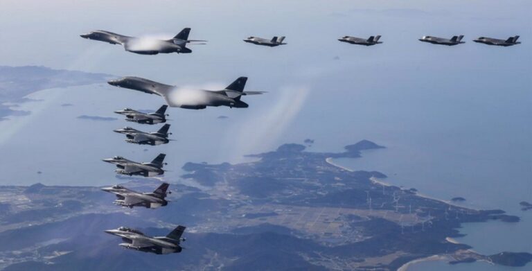 EE.UU y Corea del Sur realizaron simulacro aéreo
