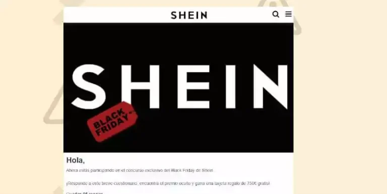 Oleada de avisos falsos de Shein: Cuidado con estafas