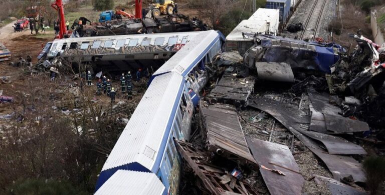 Se produjo un accidente de trenes en Grecia, conoce los detalles