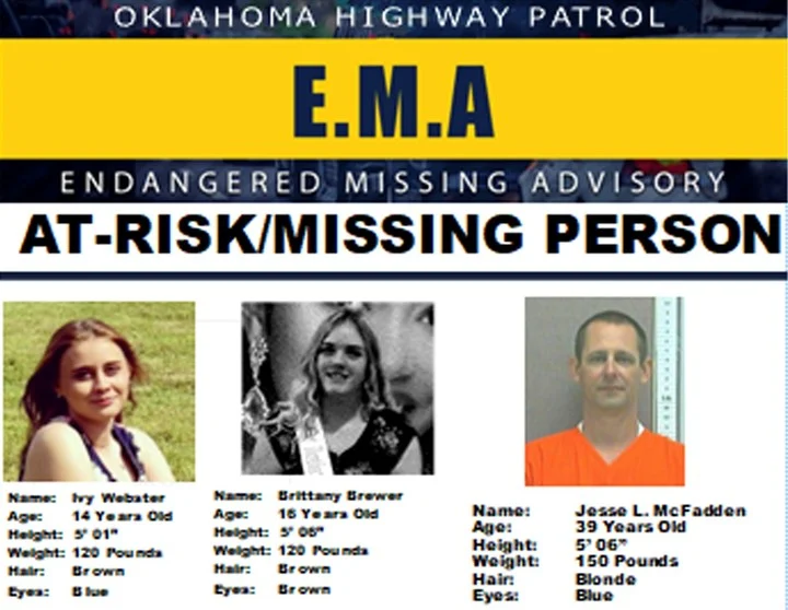 Buscando a dos adolescentes en Oklahoma: En el condado de Okmulgee encontraron 7 cadáveres