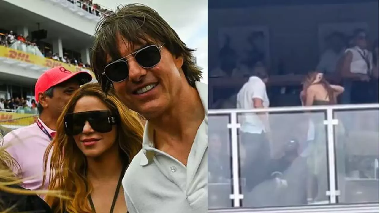 Tom Cruise BESA a Shakira